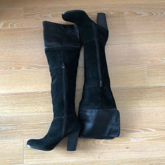 Sam Edelman Boutique-Tanna Over Knee Suede Boots - Picture 3 of 10
